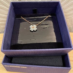 Swarovski Reversible Clover Necklace